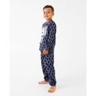 Пижама детская для мальчика KAFTAN "Мишка" рост 122-128 (34) - Фото 2