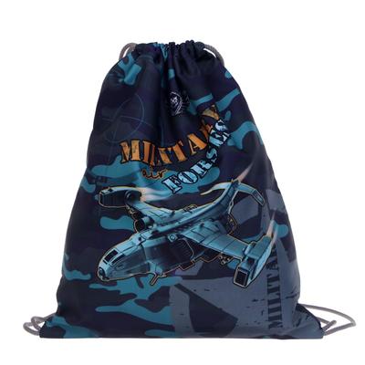 Мешок для обуви Stavia, 435×360 мм, «Милитари», серый/зелёный