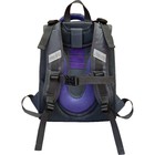 Рюкзак каркасный школьный 38 х 30 х 16 см, эргономичная спинка, Stavia "Фламинго мини", чёрный/розовый - фото 45685217