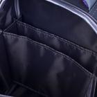 Рюкзак каркасный школьный 38 х 30 х 16 см, эргономичная спинка, Stavia "Фламинго мини", чёрный/розовый - фото 45685226