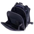 Рюкзак каркасный школьный 38 х 30 х 16 см, эргономичная спинка, Stavia "Фламинго мини", чёрный/розовый - фото 45685224