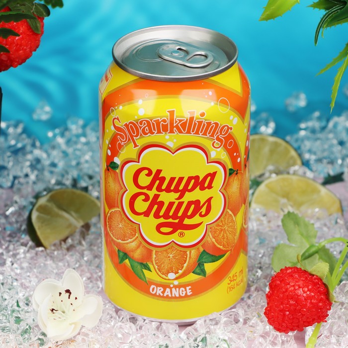 Газированный напиток Chupa Chups «‎Апельсин»‎, 345 мл - Фото 1