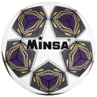 Мяч футбольный MINSA, PU, машинная сшивка, 12 панелей, р. 5 - Фото 5