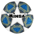 Мяч футбольный MINSA, PU, машинная сшивка, 12 панелей, р. 5 - фото 8062109