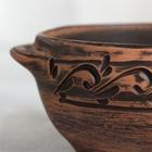 Бульонница «Борщ», декор, красная глина, 0,6 л - Фото 4