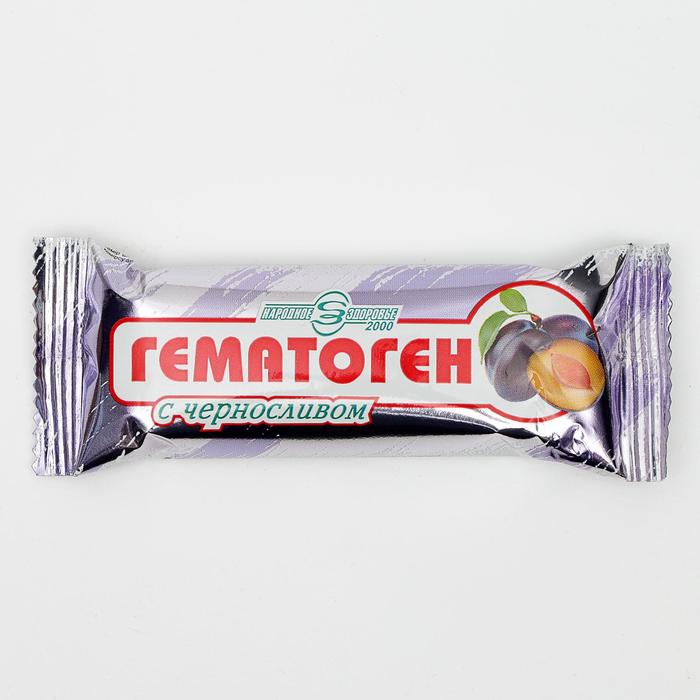 Гематоген Народный с черносливом, 40 г - Фото 1