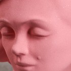 Кашпо "Голова девушки", розовый цвет, керамика, 23 см - Фото 6