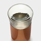 Солонка «Стиль», 150 мл, 5.5×8 см, стекло, цвет бронзовый - Фото 4