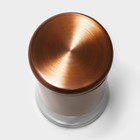 Солонка «Стиль», 150 мл, 5.5×8 см, стекло, цвет бронзовый - Фото 5