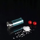 Солонка «Стиль», 150 мл, 5.5×8 см, стекло, цвет изумрудный - Фото 4