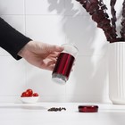 Солонка стеклянная «Стиль», 150 мл, 5.5×8 см, цвет красный - Фото 6