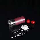 Солонка «Стиль», 150 мл, 5.5×8 см, стекло, красная, мрамор - Фото 5