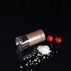 Солонка стеклянная «Стиль», 150 мл, 5.5×8 см, цвет коричневый мрамор - Фото 5