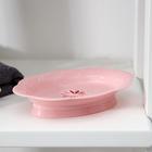 Мыльница пластиковая 14,5×10×3 см, цвет МИКС - Фото 4