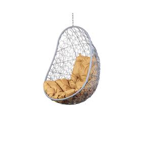 {{photo.Alt || photo.Description || 'Кресло - кокон Easy, подвесное, с бежевой подушкой, серое'}}