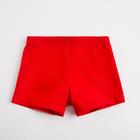 Плавки купальные для мальчика MINAKU однотонные цвет красный, рост 86-92 - фото 26448641