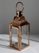 Подсвечник-фонарь на 1 свечу «Точки», медь, набор 3 шт., 55×18×18 см; 37.5×14.5×14.5 см; 26×10×10 см 5449241 - фото 16987691