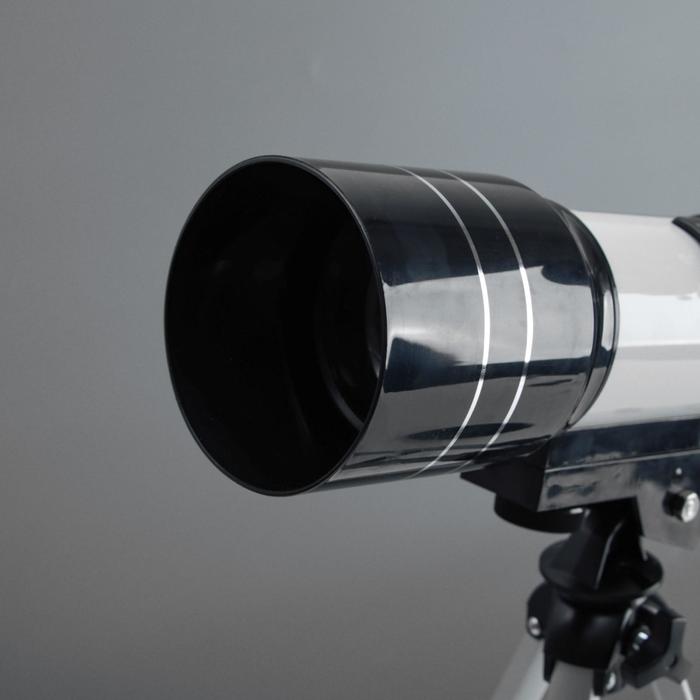 Телескоп настольный 150 кратного увеличения, бело-черный корпус, F30070M, - фото 1907197839