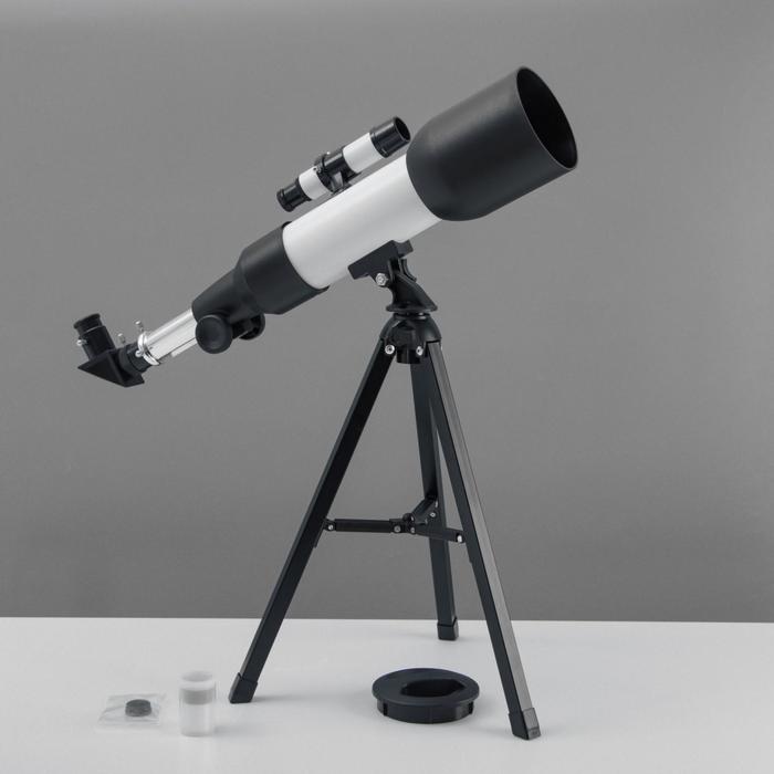 Телескоп настольный 90 кратного увеличения, бело-черный корпус - Фото 1