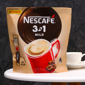 Кофе растворимый Nescafe 3 в 1, Mild, 14,5 г