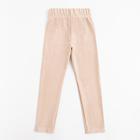 Легинсы для девочки MINAKU: Casual Collection KIDS, жемчужные, рост 128 см - Фото 6