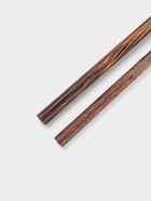 Палочки китайские «Сиреневый цветок», 5 пар, 23×8×2 см, кокос - Фото 7