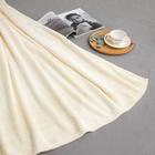 Плед LoveLife, 150×200 см, велсофт, молочный - Фото 1