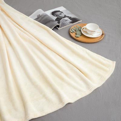 Плед LoveLife, 150×200 см, велсофт, молочный