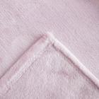 Плед LoveLife, 100×140 см, велсофт, нежно-сиреневый - Фото 3