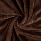 Плед "LoveLife" 100х140 см, велсофт, цвет шоколадный, 100% п/э - Фото 2