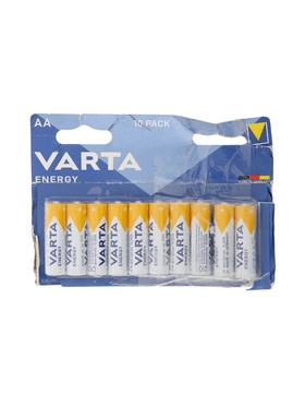 

УЦЕНКА Батарейка алкалиновая Varta Energy, AA, LR6-10BL, 1.5В, блистер, 10 шт.