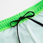 Плавки купальные для мальчика MINAKU однотонные цвет зелёный, рост 98-104 - Фото 3