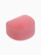 Футляр под кулон, серьги, кольца «Кнопка», бархатный, 5.3×5×3.3 см, розовый - Фото 4