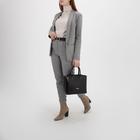 Сумка женский, отдел на молнии, наружный карман, цвет чёрный - Фото 4