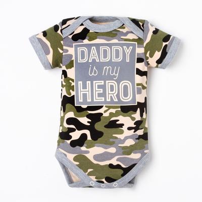 Боди для мальчика «Крошка Я» Daddy's boy, рост 62-68 см