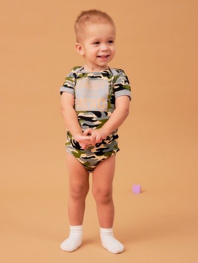 Боди для мальчика «Крошка Я» Daddy's boy, рост 68-74 см