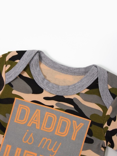 Боди для мальчика «Крошка Я» Daddy's boy, рост 80-86 см