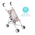 Коляска-трость для куклы, металлический каркас - Фото 4