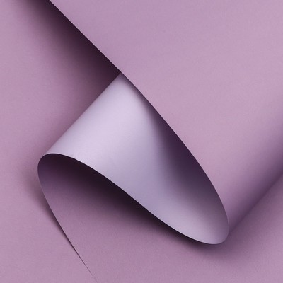 Пленка матовая для цветов и букетов, сирень, 0.58×10 м