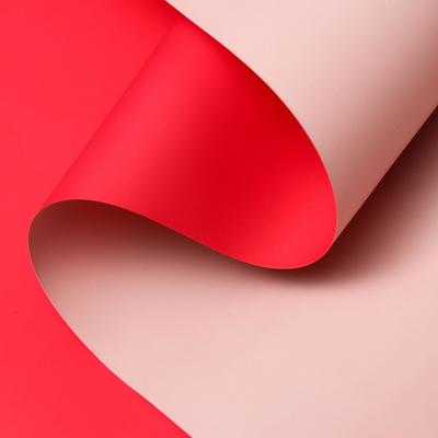 Пленка матовая для цветов и букетов, красный, пастельный, 0.58×10 м