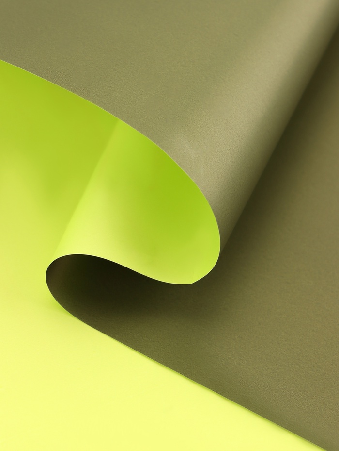 Пленка матовая для цветов, зеленая сосна, салатовый, 0.58×10 м - Фото 1