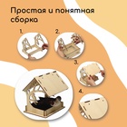 Деревянная кормушка - конструктор «Птица на дереве», своими руками, 14.5×18.5×19.5 см, Greengo - Фото 2