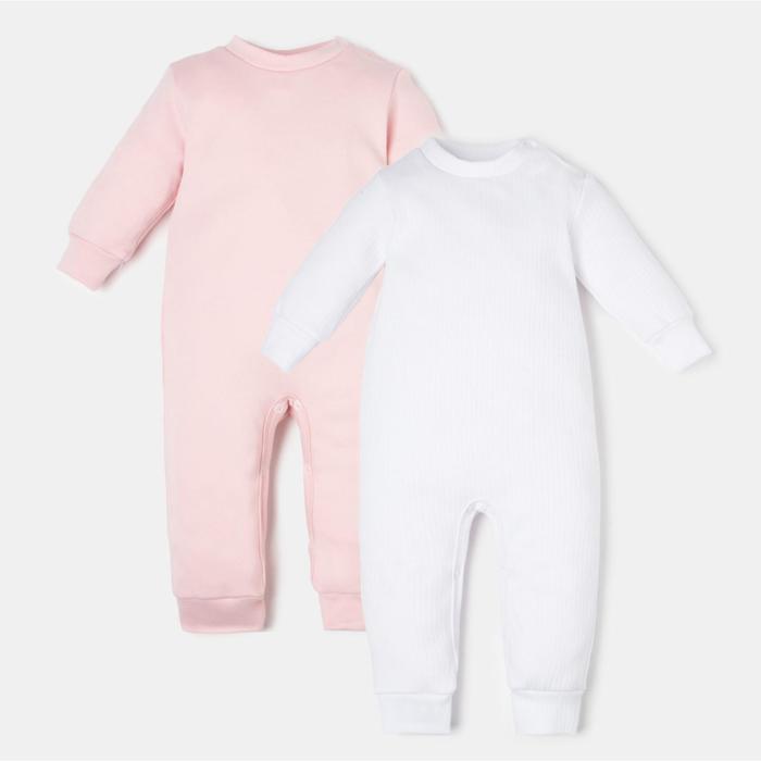 Набор комбинезонов (2 шт.) Крошка Я, BASIC LINE, рост 62-68 см - Фото 1