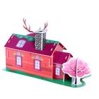 Конструктор из пенокартона 3D «Домик Феи», для девочек, 22 детали - Фото 3