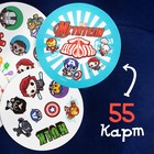 Настольная карточная игра на скорость и реакцию «Дуббль», 55 карт, 5+, Мстители - Фото 3
