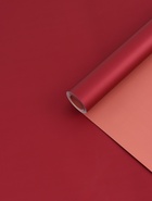 Пленка матовая для цветов, красный, коралловый, 0.58×10 м - Фото 2