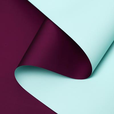 Пленка матовая, бордовый, светло-бирюзовый, 0.58 х 10 м