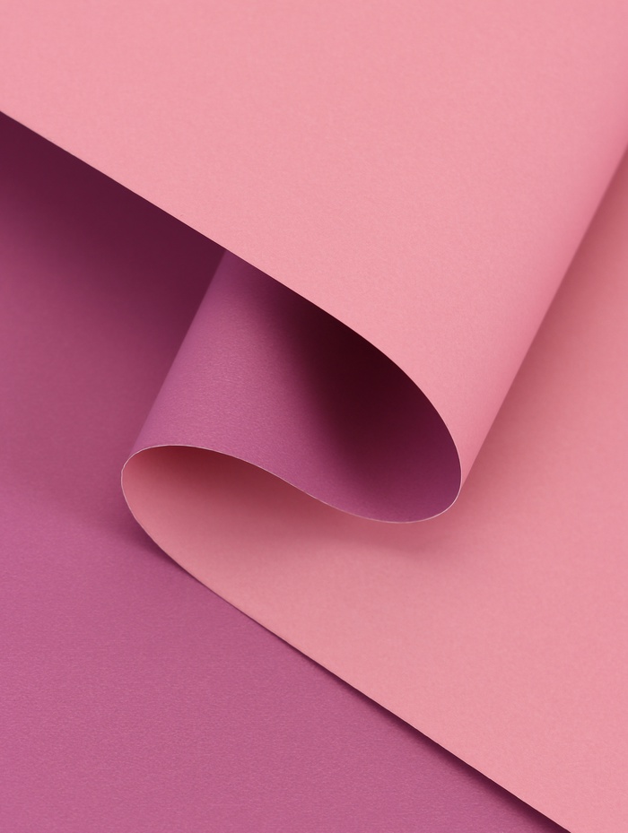 Пленка матовая для цветов и букетов, сливовый, пурпурный, 57±1 см×10 м - Фото 1