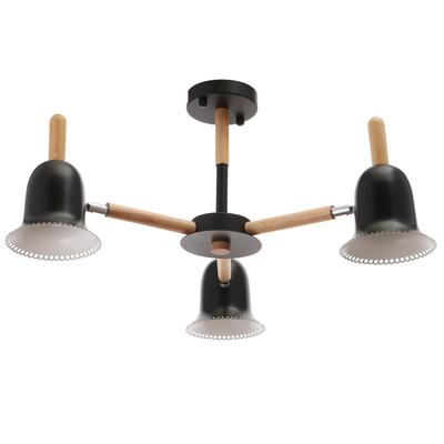 Люстра 1049/3BK E27 60 Вт черный 70×70×50 см BayerLux