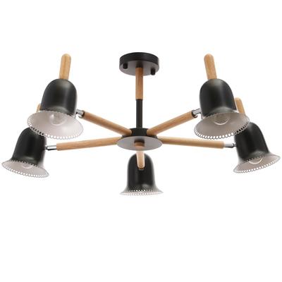 Люстра 1049/5BK E27 60 Вт черный 80×80×50 см BayerLux